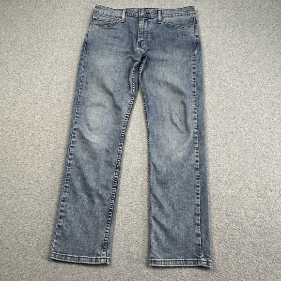 Levis‎ 511 Jeans Mens 32x30 Blue Slim Straight Mid Rise Light Wash Stretch Denim - Picture 1 of 11